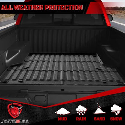 Truck Bed Mat Bed Liner Fit for Toyota Tacoma 2005-2023 (5FT,60.3"), Vehicle Truck Bed Liner Custom Fit All Weather Protection TPE Pickup Car Bed Mat - style: 14)2005-2023 |Toyota Tacoma Bed Mat (5FT)