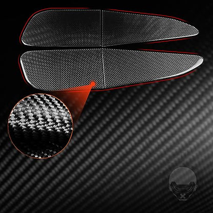 NVCNX Real Premium Carbon Fiber Accessories for Dodge Durango 2011-2020 2012 2013 2014 2015 2016 2017 2018 2019 Car Center Console Side Panel Cover Interior Trim Sticker Decal 4PCs - color: 2011-2020 Center Console Side Panel Trim
