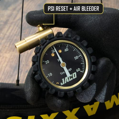 JACO MBX-60 Presta Tire Pressure Gauge for Bikes (Max 60 PSI) | MTB & XC Series - style: 5-60 PSI