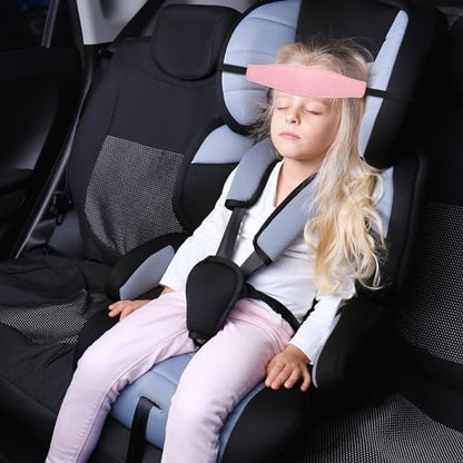 HESTYA 2 Pcs Carseat Head Support Toddler, Stroller Seat Headrest for Sleeping Traveling, Neck Relief Headband Strap for Kids Children Toddler Infant(Sweet) - color: Sweet