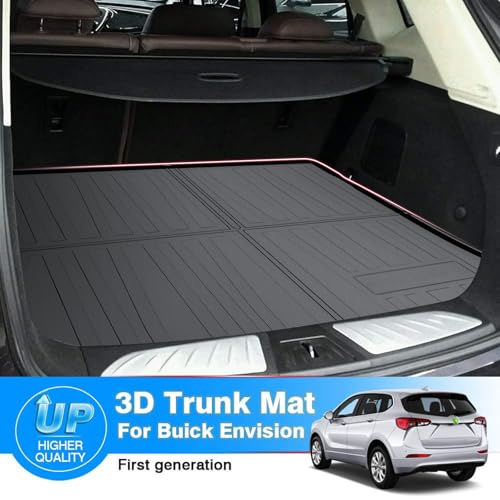 Powerty Only Fit for Trunk Mat Buick Envision 2016 2017 2018 2019 2020 All Weather TPO Rear Cargo Liner Trunk Floor Mat Auto Accessories - size: Cargo Mat｜For｜16-20｜Buick Envision