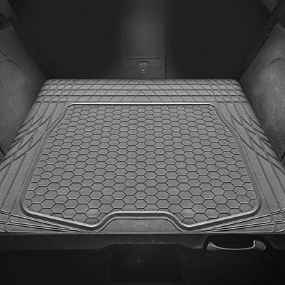 FH Group Climaproof Universal Cargo Mat – All-Weather, Trimmable Trunk Mat (55" W x 31.5" D) – Fits Most Cars, SUVs & Trucks – Gray - color: Gray, style: CARGO MAT
