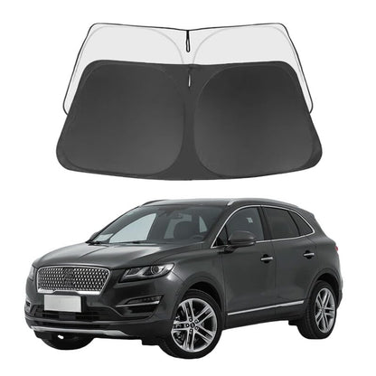 MKC MKX Co rsair Custom Windshield Sun Shade for Lin coln MKC MKX Co rsair 2010-2025 Front Window Sunshade Sun Visor 240T Shade Blocks UV Rays Car Accessories - size: MKC MKX 2006-2025