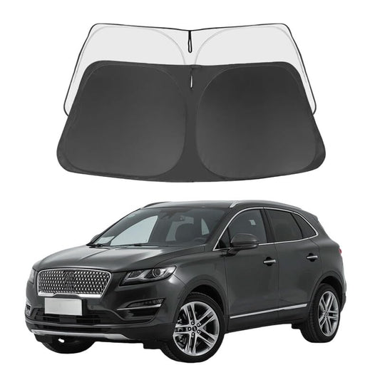 MKC MKX Co rsair Custom Windshield Sun Shade for Lin coln MKC MKX Co rsair 2010-2025 Front Window Sunshade Sun Visor 240T Shade Blocks UV Rays Car Accessories - size: MKC MKX 2006-2025