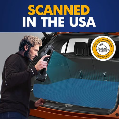 Premium Cargo Liner for Cadillac XT4 2019-2025 Crossover - 100% Protection - Custom Fit Car Trunk Mat - All-Season Black Cargo Mat - 3D Shaped Laser Measured Trunk Liners for Cadillac XT-4