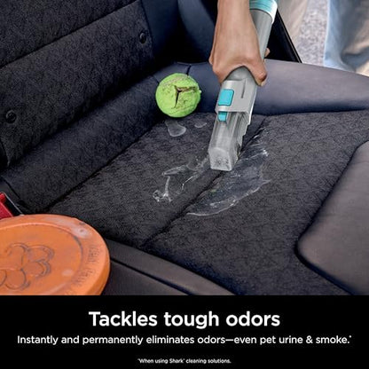Shark StainStriker HairPro Portable Carpet, Upholstery & Area Rug Cleaner, Stain, Hair & Odor Remover, 3 Tools & dual activated Solution, Teal, PX253BRN - style: StainStriker w/ HairPro (Teal)