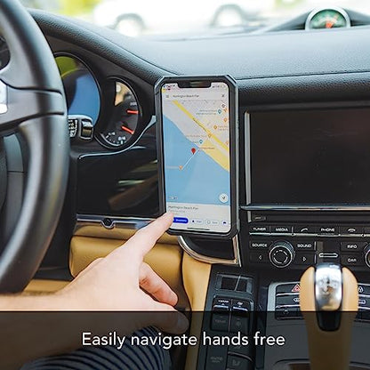 Rokform - Magnetic Air Vent Mount, Super Grip Car Truck & Van Vent Clip, Aluminum Cell Phone Holder, Removable Vent Magnet Mount, Specially Designed for Rokform Cases (Black)
