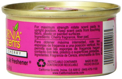 California Scents Spillproof Organic Air Freshener, Coronado Cherry, 1.5 Ounce Canister (Pack of 4)
