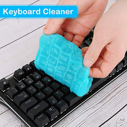 PULIDIKI Car Cleaning Gel Detailing Kit - Automotive Dust Crevice Cleaner Slime for Auto Interior Detail Removal - Putty for Keyboard Cleaning and Car Accessories