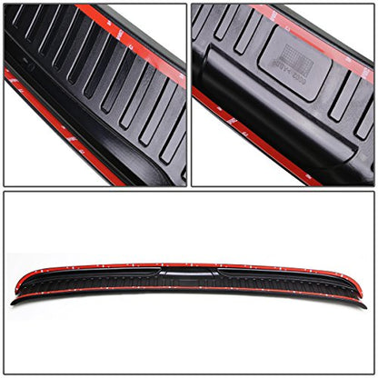 Auto Dynasty Trunk Sill Scuff Plate Rear Bumper Step Protector Guard Compatible with Honda CR-V 12-14, Textured Black