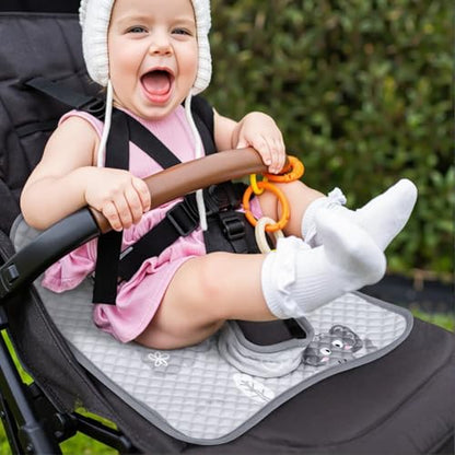 Potty Training Car Seat Protector, Waterproof Car Seat Cover for Toddlers, Piddle Pads for Baby Carseat, Stroller, Non-Slip & Machine Washable (Gray, 2PC) - color: Gray
