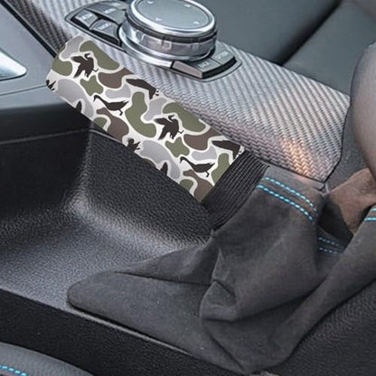 Handbrake and Gear Shift Knob Cover 2 Piece Automobile Hand Brake Cover Car Interior Accessories - color: Duck Camo Print-A