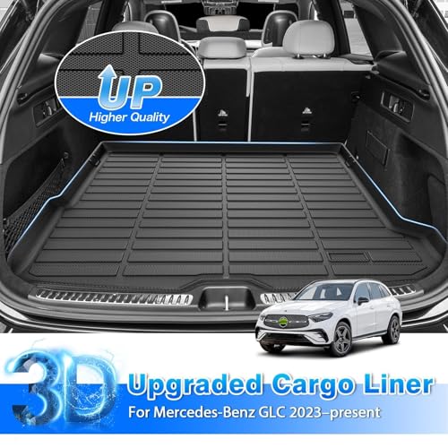 Car Mats for 2023-2026 Mercedes Benz GLC& GLC 300& GLC 350e& GLC 43 AMG, All Weather Flor Mat for GLC 300 Accessories, Heavy Duty Rubber Mats, Car Accessories - size: 4)Mercedes GLC (Not Fit Coupe)【23-26】