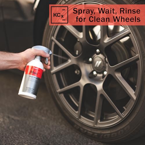 KOCHCHEMIE Magic Wheel Cleaner - Powerful Rim and Rim Well Cleaner; Acid Free, Dissolves Iron Particles Using Visible Red Discoloration, Excellent Adhesion and Viscosity (5 Liters) - size: 169 Fl Oz (Pack of 1)