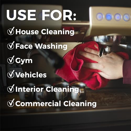 The Rag Company - All-Purpose Microfiber Terry Cleaning Towels - Commercial Grade, Highly Absorbent, Lint-Free, Streak-Free, Kitchens, Bathrooms, Offices, 300gsm, 16in x 16in, Midnight (12-Pack) - color: Midnight, size: 16in x 16in