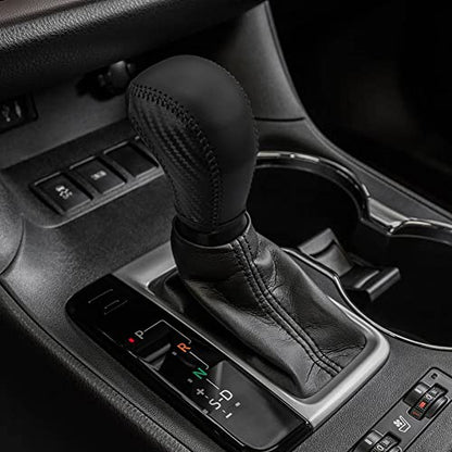 Auto Car Leather Gear Shift Knob Cover Trim for Toyota Highlander 2014-2019/ Tacoma 2016-2022 Accessories - color: B