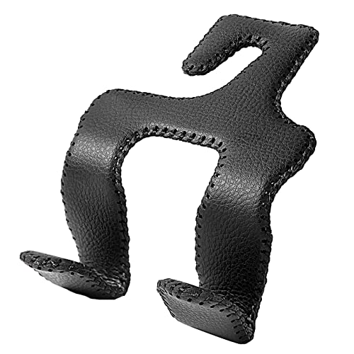 Car Headrest Hooks for Purses and Bags, Upgraded 2 in 1 Cars Back Seat Head Rest Hanger Vehicle Leather Organizer Storage Holder Hook Matching Cars Interior, 1-Pack, Black - color: Black, size: 1 Pack