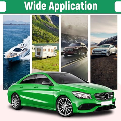 BFXM 5PCS Auto Trim Removal Tool kit, Car Clip Pry Tools Kit No Scratch Plastic, Car Door Panel Rivet Pliers Tool Kit, Automotive Interior Fastener Puller Remover Body Repair Set for Car - color: green