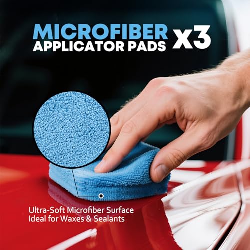 VCANENERGY Car Cleaning kit, Car Interior Detailing kit with 10000pa Car Vacuum Cleaner, Wheel Brush, Windshield Cleaner Tool, Microfiber Towel, Wash Mitt, Interior and Exterior Car Wash kit with Bag - size: 17 PCS