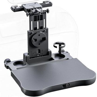 Car Seat Tray Table - Foldable Car Kids Passenger Roadtrip Eating Food Backseat Travel Trays Dinning Working Laptop Desk with Non-Slip Pad/Phone/Tablet Holder - size: 17.7" * 15.2"