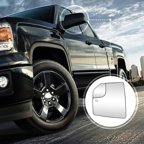 Driver Left and Passenger Right Side Heated Blind Spot Mirror Glass Fit for 2015-2020 Ford F-150, Side View Mirror Glass, Replacement for FL3Z17K707L, FL3Z17K707A - size: Left and Right