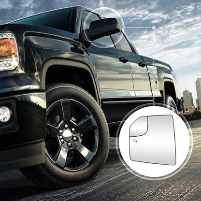 Driver Left and Passenger Right Side Heated Blind Spot Mirror Glass Fit for 2015-2020 Ford F-150, Side View Mirror Glass, Replacement for FL3Z17K707L, FL3Z17K707A - size: Left and Right