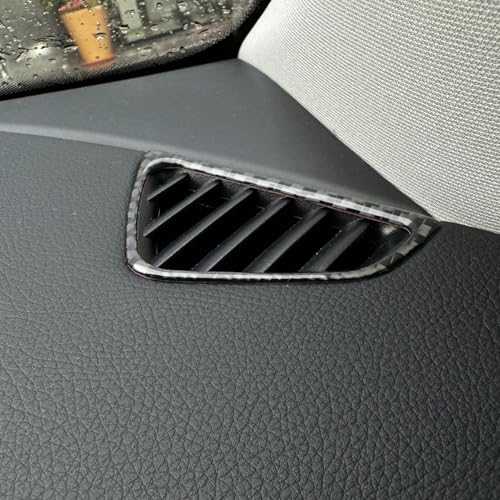 NVCNX Carbon Fiber Accessories for Mercedes Benz GLE GLS 350 450 450e 580 53 63 S AMG 2020-2026 2021 2022 2023 2024 2025 Dash Defogger Air Vent Frame Cover Interior Trim Overlay Sticker Decal 2PCs - color: Dash Defogger Air Vent Trim