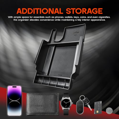 Rogierra for LEXUS RX RX200t RX350 RX400h RX450h 2016-2022 Car Center Console Organizer Tray Center Armrest Storage Box