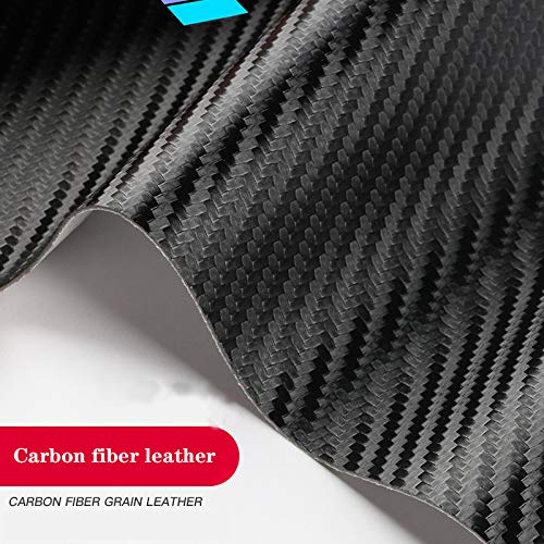 MAXDOOL 4Pcs Car Door Sill Protector Reflective 4D Carbon Fiber Sticker - color: white