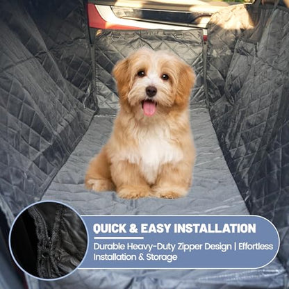 Dog Car Seat Cover for Pets Waterproof Seat Cover Hammock Scratch Proof Nonslip Back Seat Pet Bed Mat for Travel Durable Soft Back Seat Covers for Cars Trucks and SUVs (23.5 x 51 inch) - color: Hammock