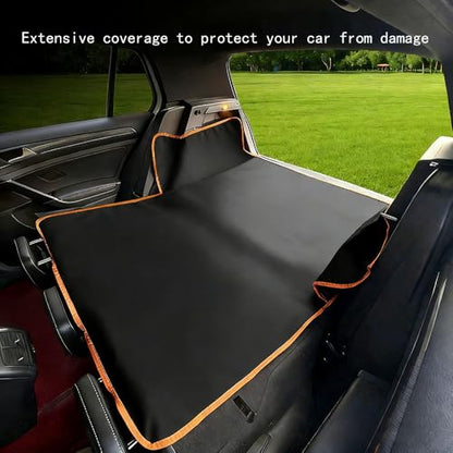 Dog Trunk Mat for BMW M4 2021–2025 2026 G82,Scratch Proof Cargo Area Protector with Side Flaps,Water Resistant Liner,Washable Bumper Guard