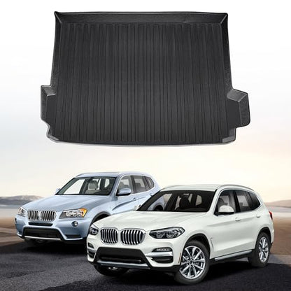 Premium Cargo Liner for BMW X3 2011-2017 - 100% Protection - Custom Fit Car Trunk Mat - Easy-to-Wash & All-Season Black Cargo Mat - 3D Shaped Laser Measured Trunk Liners for BMW X3 2011-2017 - size: 2011-2017