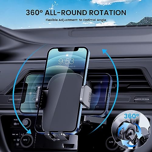 TICILFO Phone Mount for Car Phone Holder Mount Upgraded Metal CD Slot Phone Holder Car Cell Phone Holder Thick Cases Friendly iPhone Holder for Car Mount for CD Player Fit for All iPhone Smartphone - style: CD