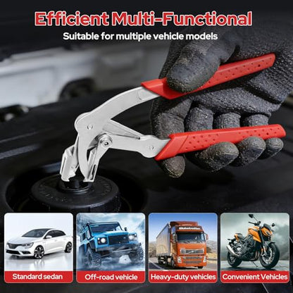 Car Buckle Pliers and Disassembly Tools, Without Damage Panel Buckle Removal Pliers，Removes Plastic Clips, Buckles, Rivets,Professional Trim Clip Remover-2. - size: 2PC