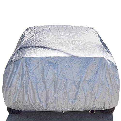 Motor Trend All Season WeatherWear 1-Poly Layer Snow proof, Water Resistant Car Cover Size L - Fits up to 190" - CC-543+LOCK - size: Large
