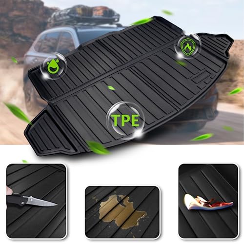 Vanseno Compatible for 2023 2024 2025 2026 Honda CRV Cargo Liner Cargo Mat Trunk Mat (Cargo Tray in Lowest Position) for Honda CRV 2023-2025 2026 Accessories Non Hybrid (Fit Lower Deck,Trunk Mat) - color: Fit 2023-2026 CRV cargo mat