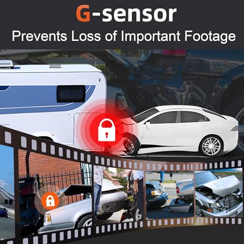 Haloview Byte Tango BT16-V1 1080P Mirror Dashcam & Wireless Rearview Camera System with Blind Spot Detection (BSD) for RV (Height 9.2-13.1ft) - BT16-V1