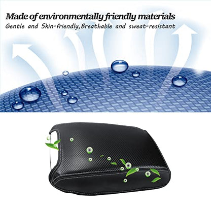 SKTU for 2024 2025 2026 Nissan Pathfinder Armrest Cover 2022-2026 Pathfinder Center Console Cover Nissan Pathfinder 2023 2024 2025 2026 Accessories 2022-2026 Pathfinder Center Console Cushion (Black) - color: 2022-2026 Pathfinder Black