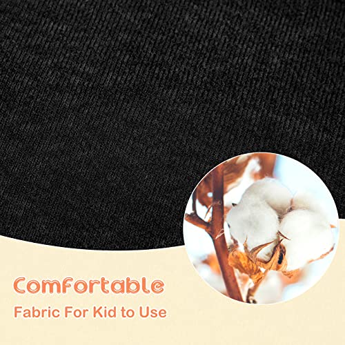 Riakrum 6 Pieces Car Seat Strap Pads Covers for Baby Kids, Carseat Strap Covers Shoulder Pads, Soft Seat Belt Cover for Infant Stroller Safety Belt Cushion for Boy and Girl, 2.4 x 5.7 Inches(Black) - color: Black