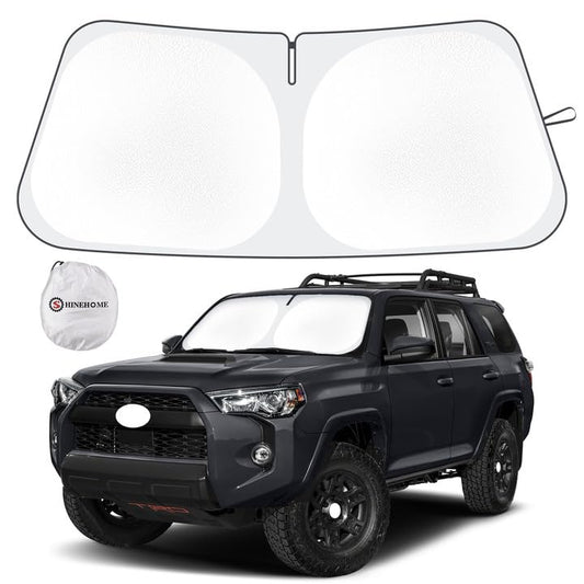 Car Sun Shade for 2010-2025 2026 Toyota 4Runner Windshield Sun Shade, Sun Visor Windshield Screen Cover for 4-Runner Front Window Sunshade Foldable Auto Interior Accessories UV Block to Keep Cool - size: For 2010-2026 Toyota 4runner