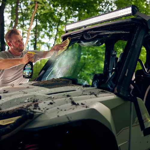 Invisible Glass 92084 Clear Plastic Cleaner for Cars, Motorcycles, RVs, Boats, Helmet Visors, Golf Carts, Acrylic and Vinyl Windows, Streak-Free, Haze-Free, Removes Static, 22 Fl Oz, Pack of 1 - size: 22 Fl Oz (Pack of 1)