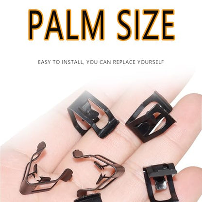20 Pcs Universal Dashboard Trim Clips, Metal Trim Retainer, Auto Dash Panel Retainer Clips, Trim Metal Clips, Car Console Fastener, Dash Clips for Car Accessories