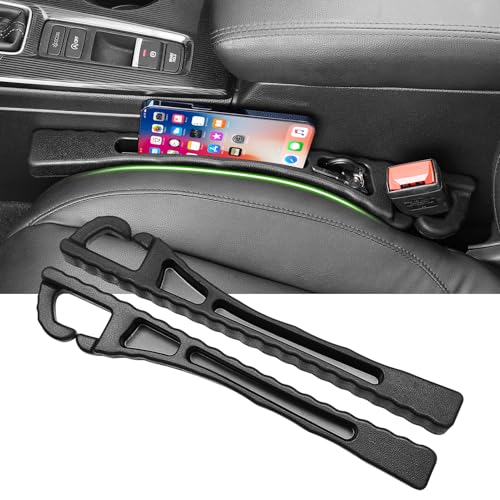 Car Seat Gap Filler Storage Bag for Mazda 2024 2025 CX5 CX-5 CX30 CX-30 CX50 CX-50 2013-2023 CX9 CX-9 CX3 CX7 CX-7 Truck Console Accessories Side Plug Strip Prevent Phone Keys from Falling