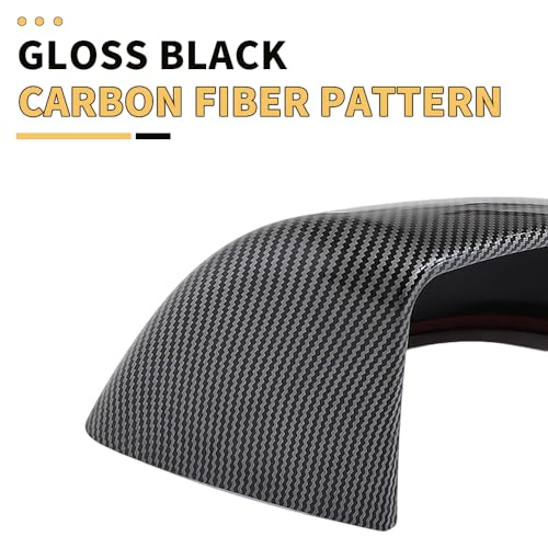 MAXDOM Side Mirror Cap Compatible with Tesla 2025+ Model Y Juniper (Gloss Carbon Pattern, Model Y Juniper 2025+) - color: Gloss Carbon Pattern