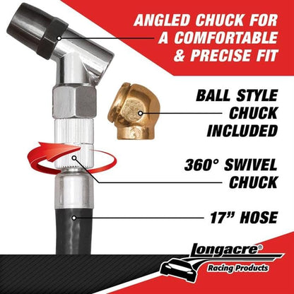 Longacre 52-53010 Pro Digital Tire Pressure Gauge 0-25 psi - size: 25 psi