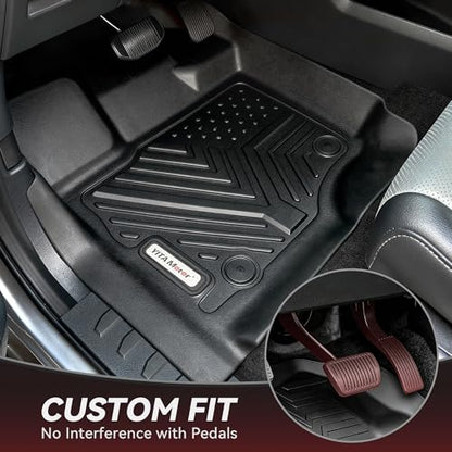 YITAMOTOR Floor Mats for Nissan Pathfinder 2013-2020, Infiniti QX60 2014-2020, JX35 2013, Custom Fit All Weather Anti-Slip TPE Rubber Mat, Pathfinder Accessories, 3 Row Automotive Floor Liners, Black - style: 13-20 Pathfinder/13 Infiniti JX35/14-20 Infini