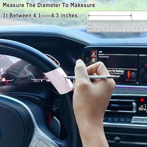 Steering Wheel Tray With Cup & Pen Holder for Eating, Makeup, Working, Writing - Car Desk Suitable for Cars, SUVs, Pickup Trucks and RVs