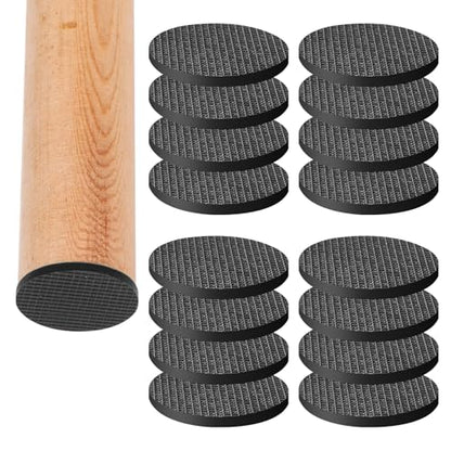 CHUNZEXI Non Slip Rubber Furniture Pads & Grippers, Self Adhesive Round Floor Protectors for Chair & Table Legs and Feet, 2 Inch, 16 Pack, Round - size: 2 inch 16 Round