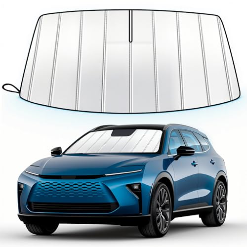 Windshield Sun Shade for Toyota Crown Signia SUV 2025-2026, Custom Fit Accordion Folding Design Car Front Window Sunshade Sun Visor Shield Accessories for Interior Protector, Blocks UV - size: For Toyota Crown Signia Suv 2025-2026