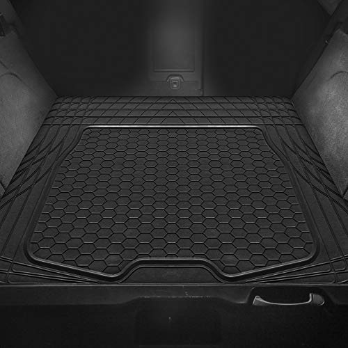 FH Group ClimaProof Universal Cargo Mat – All-Weather, Trimmable Trunk Mat (55" W x 31.5" D) – Fits Most Cars, SUVs & Trucks – Black - color: Black, style: CARGO MAT
